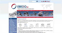 Desktop Screenshot of ebeco.cz