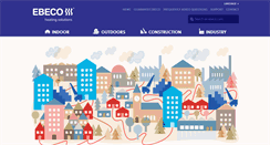Desktop Screenshot of ebeco.com