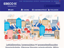 Tablet Screenshot of ebeco.fi